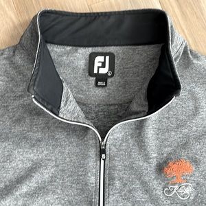 Footjoy 1/4 Zip Vest Kiawah Island Logo (Large, Heather Grey, Never Worn)